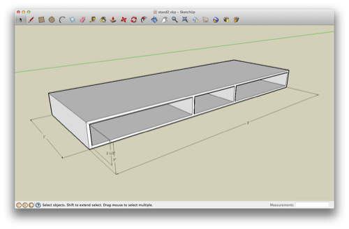 cinema display stand