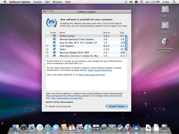 cube2 software updates1