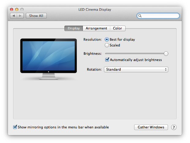 display settings monitor 1
