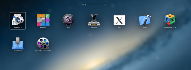 search in launchpad