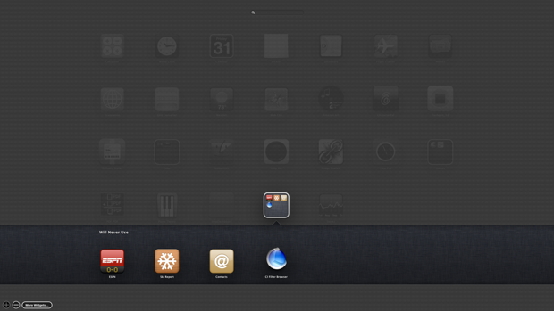 will never use folder